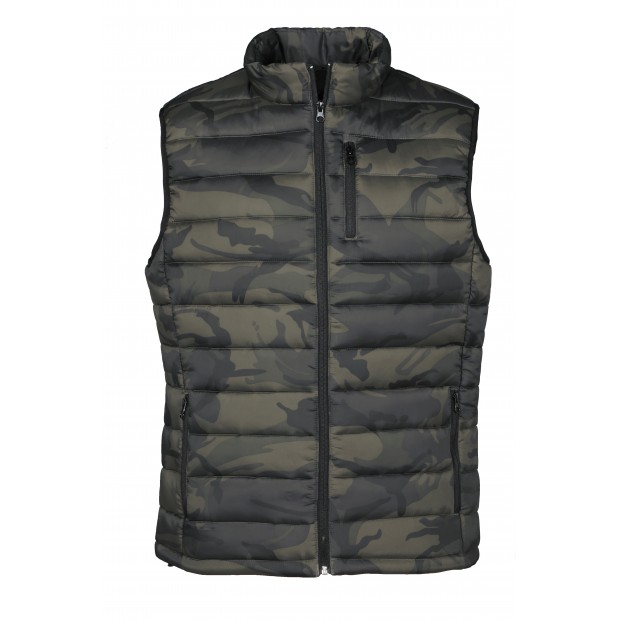 Gilet Matelasse Camo Trek