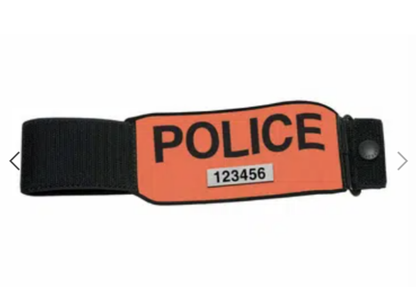 Brassard POLICE retro-réfléchissant (GK) – Image 3
