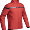 Veste softshell Sécu-One sécurité incendie rouge (A10) – Image 3
