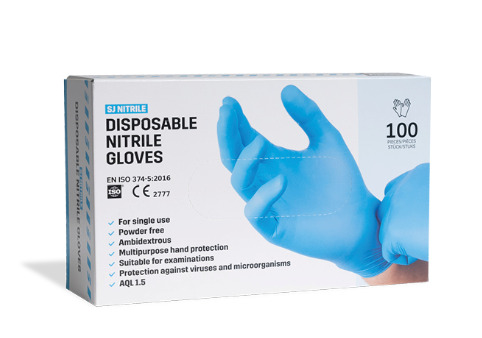 Gants Sj Nitrile (Safety Jogger) Carton De 1.000 Pièces