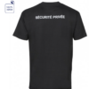 T-shirt sécurité fenêtre matricule à broder (Cityguard) – Image 2