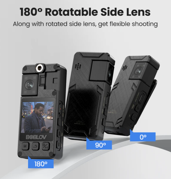 Caméra A24 1296P MINI BODYCAM (Boblov) – Image 2