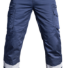 Pantalon V2 SÉCU-ONE bas élastiqué HV-TAPE bleu marine (A10)