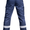 Pantalon V2 SÉCU-ONE bas élastiqué HV-TAPE bleu marine (A10) – Image 2