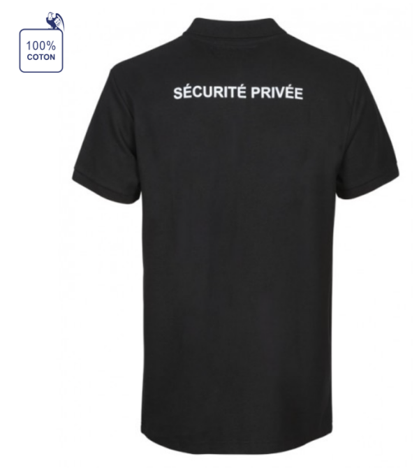 Polo coton sécurité fenêtre matricule - à broder (Cityguard) – Image 2