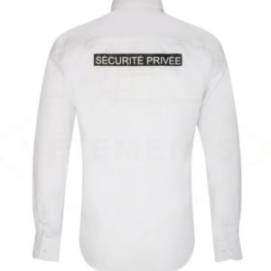 CHEMISE BLANCHE ML "SECURITE PRIVEE | HOMME (VVS)
