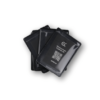 Porte carte professionnelle avec velcro Noir – Lot de 10 (GK Pro)