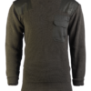 PULL-OVER BW 80/LAINE 20/ACRYLIQUE BLEU FONCÉ (MIL-TEK) – Image 3