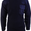 PULL-OVER BW 80/LAINE 20/ACRYLIQUE BLEU FONCÉ (MIL-TEK)
