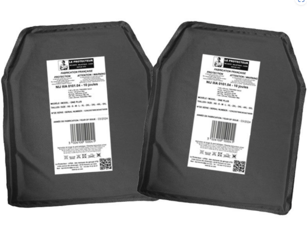 PACK BALISTIQUE SOUPLE 250 X 300 SAPI NIJ IIIA 0101.04 10 JOULES la paire (LPSA)