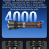 Lampe Torche Rechargeable Klarus A3 – 2200 Lumens – Focus réglable – Image 12