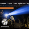 Lampe arme de poing Klarus GL4 - 3300 Lumens – Rechargeable + Fixation picatinny + Interrupteur déporté – Image 4