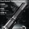 Lampe Torche Klarus XT11GT PRO V2 Gris Beton – 3300 Lumens tactique et rechargeable – Image 5