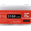 Batterie Klarus 18650 18GT-IMR31 3100mAh pour lampe XT11X, 360X3, 360X1 – Image 4