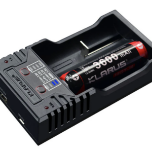 Chargeur Klarus K2 USB pour batteries Li-ion / IMR / Ni-Cd et LiFePO4 + 2 batteries