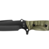 COUTEAU LE MARAUDEUR G10 TOXIFIE KAKI/LAME LISSE+ETUI KYDEX SANS ATTACHE MOLLE