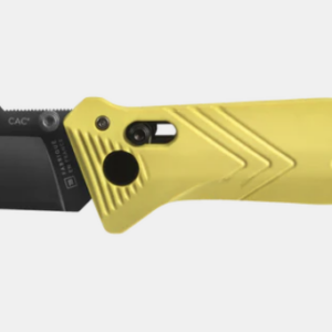 C.A.C. manche PA6 Lisse Chevrons (avec tire-bouchon) Jaune