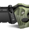 CAC S200 SERRATION MANCHE G10 TOXIFIÉ EN BOITE TECHNIQUE (sans tire-bouchon) Kaki – Image 2