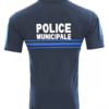 Tee-shirt Instructor Coton Dark Navy Police Municipale (AMG Pro) – Image 3