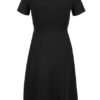 ROBE MIDI MANCHES COURTES NEOBLU CAMILLE Noir Profond (SOLO) – Image 4