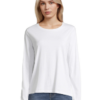 TEE-SHIRT FEMME COL ROND ML SOL'S MONARCH Blanc (SOLO)