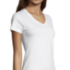 TEE-SHIRT FEMME COL “V” SOL'S Imperial Blanc (Solo) – Image 3