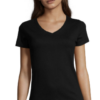 TEE-SHIRT FEMME COL “V” SOL’S Imperial Noir (Solo)