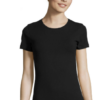 TEE-SHIRT COL ROND SOL’S MILLENIUM WOMEN Noir (Solo)