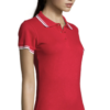 POLO FEMME SOL’S PASADENA Rouge/Blanc (Solo) – Image 3