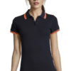 POLO FEMME SOL’S PASADENA French Marine/Orange (Solo)