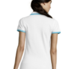 POLO FEMME SOL’S PASADENA Blanc/Aqua (Solo) – Image 2