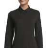 CHEMISE EN COTON PIQUÉ NEOBLU BASILE WOMEN Noir (Solo)