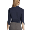 CHEMISE FEMME STRETCH MANCHES 3/4 SOL’S EFFECT Bleu Foncé (Solo) – Image 2