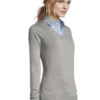 PULL COL V SOL’S GLORY WOMEN Gris Chiné (Solo) – Image 3