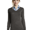 PULL COL V SOL’S GLORY WOMEN Anthracite Chiné (Solo)