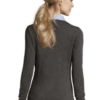 PULL COL V SOL’S GLORY WOMEN Anthracite Chiné (Solo) – Image 2