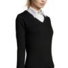 PULL COL V SOL'S GALAXY WOMEN Noir (Solo) – Image 3