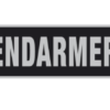 Bandeau d’identification rétro-réflechissant fond noir Gendarmerie (DCA) – Image 2