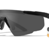 Kit lunettes Saber Advanced noir verres fumés, clairs et oranges - Wiley X (AMG Pro)