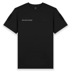 T-Shirt sécurité privée sans bandes (GK)