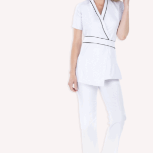 Blouse Blanc ALISON pour Dame Lotus Blanc (REMY C.)