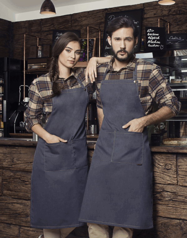 Tablier à bavette Jeans-Style (IMBRETEX) By Karlowsky