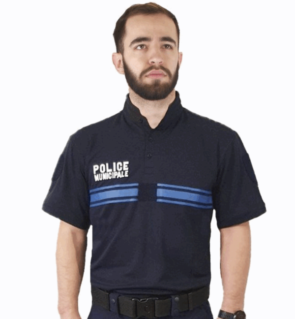 POLO MAO RESPIRANT MANCHES COURTES PM MARINE (LPSA)