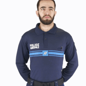 POLO POLICE MUNICIPALE MANCHES LONGUES DOUBLE FACE (LPSA)