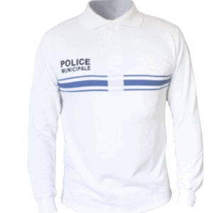 POLO MANCHES LONGUES PM BLANC (LPSA)