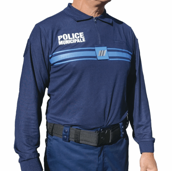 Polo Police Municipale manches longues Cooldry (DCA)