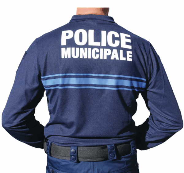 Polo Police Municipale manches longues Cooldry (DCA) – Image 4