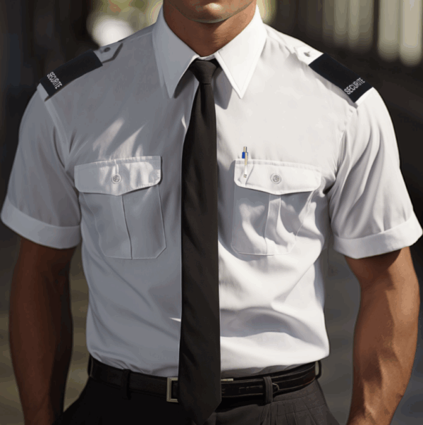 Chemise pilote blanche manches courtes (DCA) – Image 5