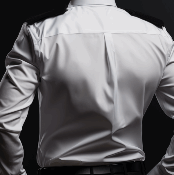 Chemise Pilote blanche manches longues (DCA) – Image 4