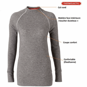 TEE-SHIRT COMFORT THERMOLACTYL DAMART - FEMME (LPSA)